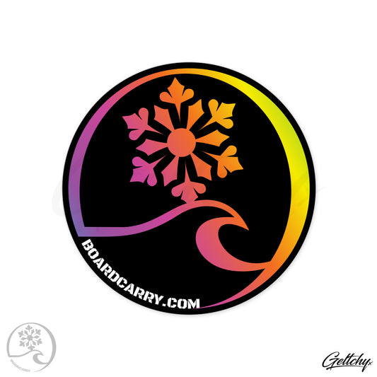 Geltchy | BOARDCARRY  Spectrum Logo 10cm Sticker 